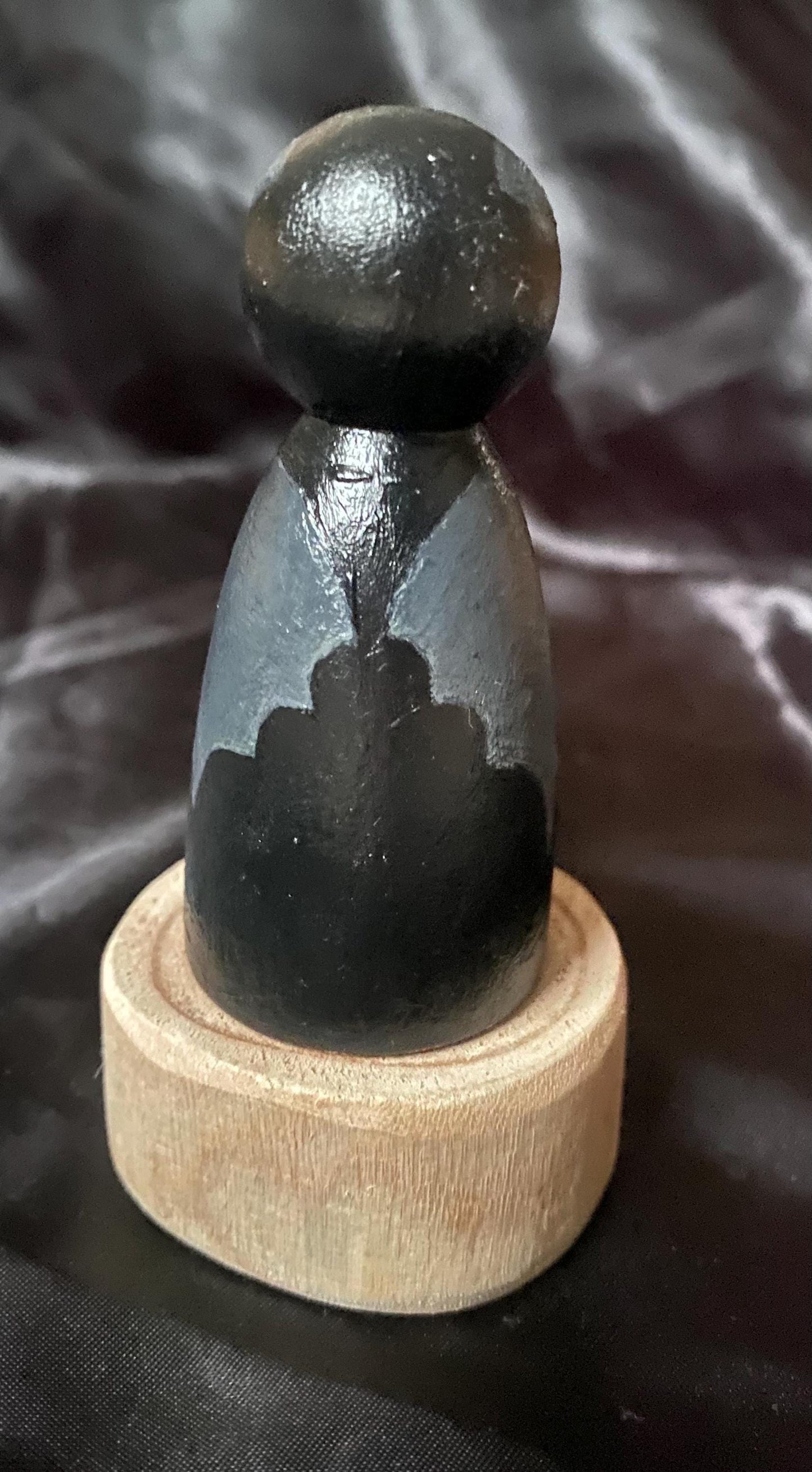 Hand painted bat peg doll (7.5cm)