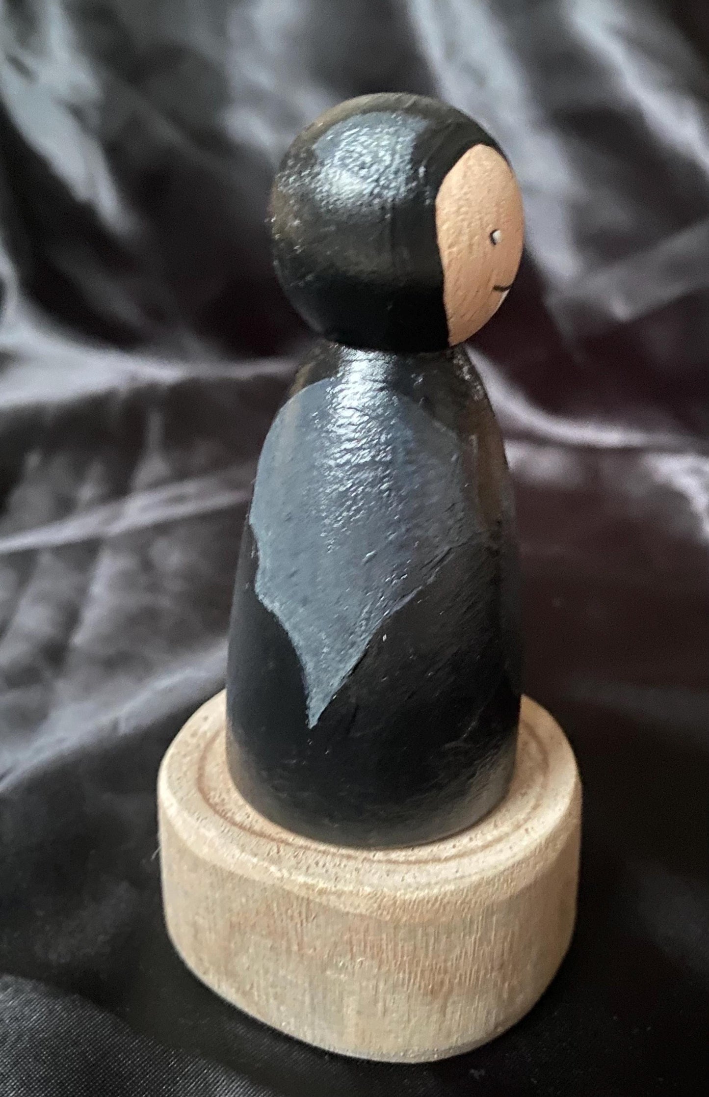 Hand painted bat peg doll (7.5cm)